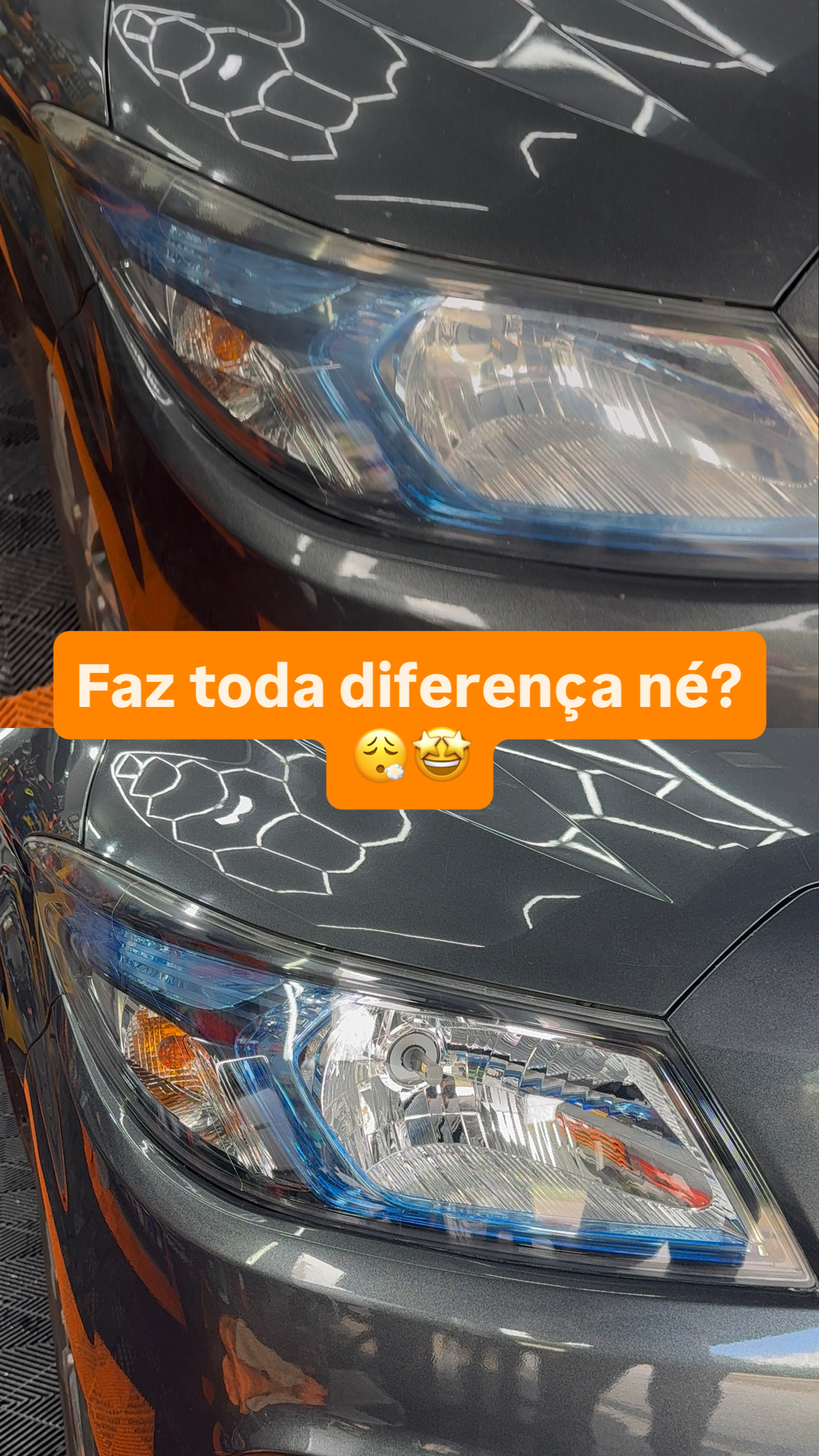 Antes e depois — trabalho 4